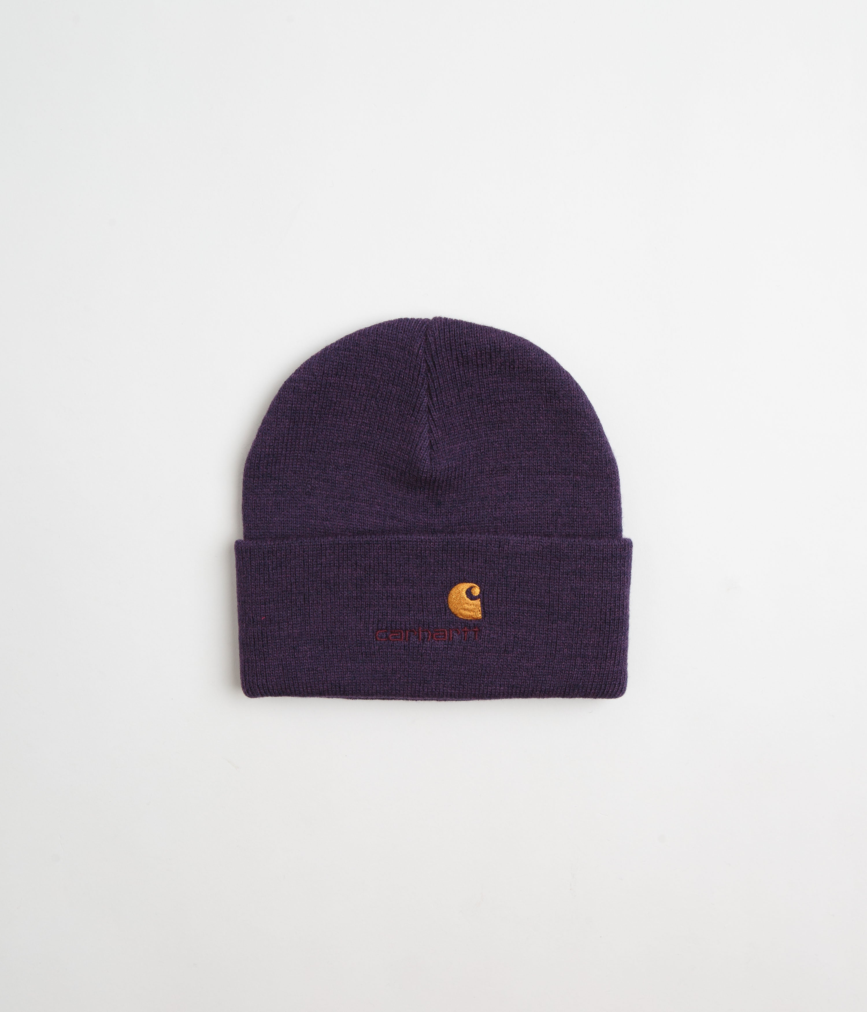 Carhartt American Script Beanie in Cassis