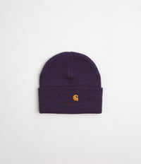 Carhartt American Script Beanie in Cassis