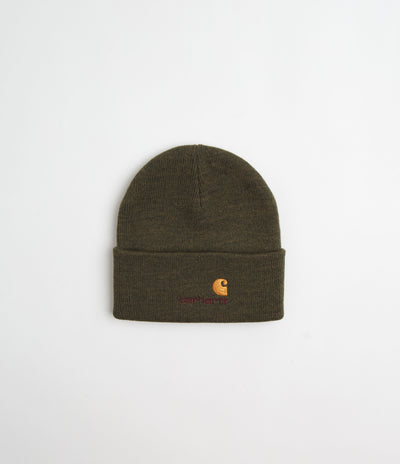 Carhartt American Script Beanie in Plant