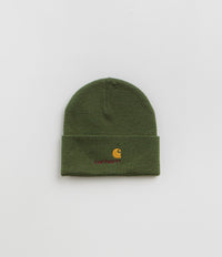 Carhartt American Script Beanie in Tarragon