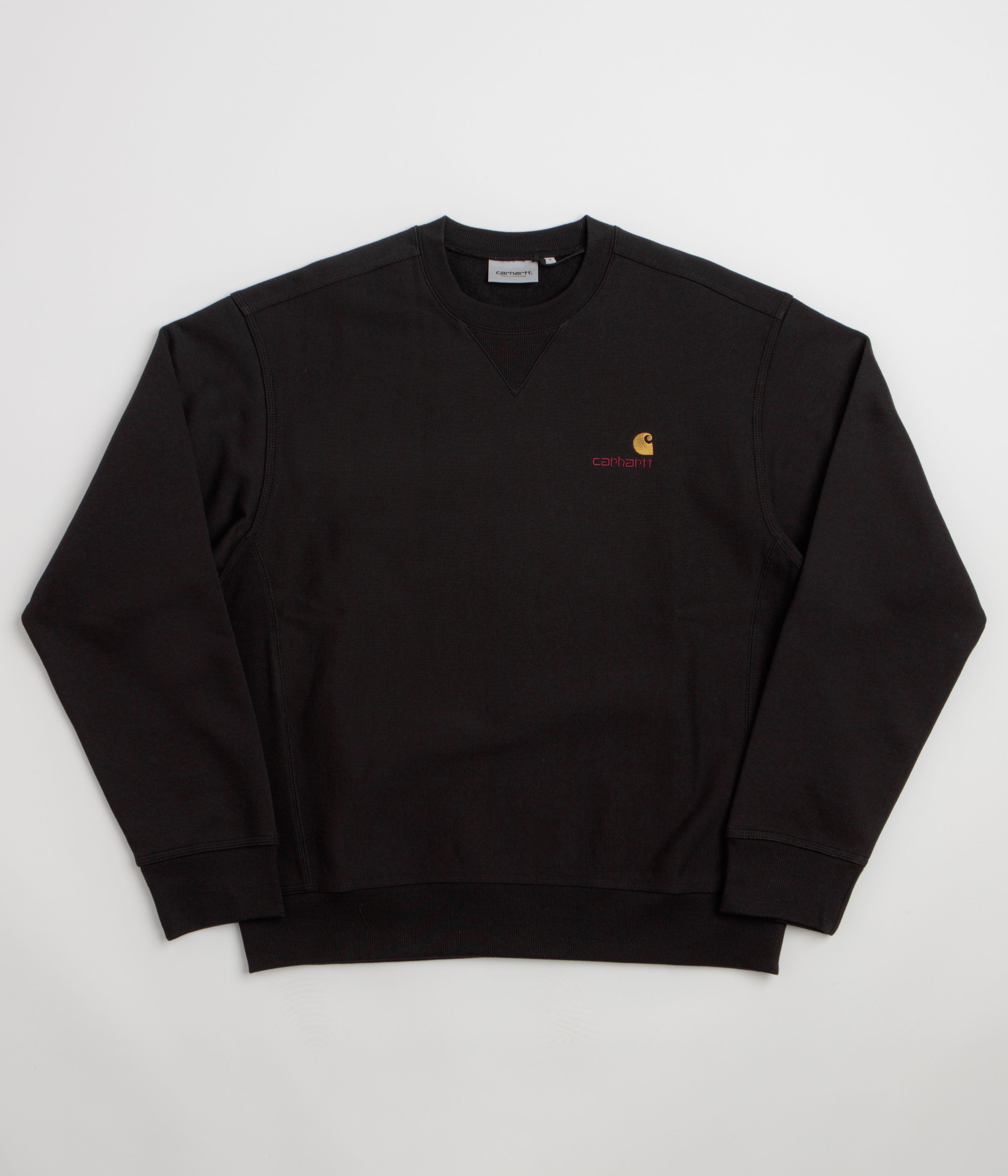 Carhartt American Script Crewneck Sweatshirt in Black