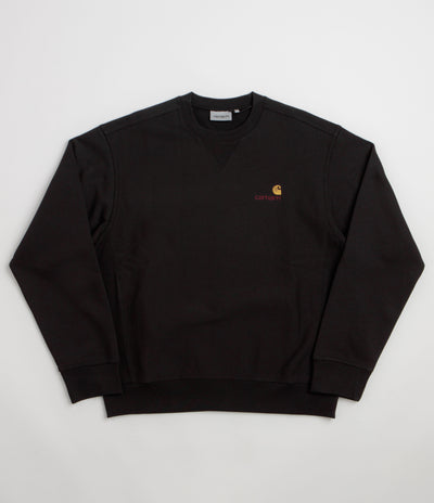 Carhartt American Script Hoodie in Black
