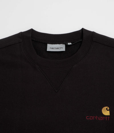 Carhartt American Script Crewneck Sweatshirt - Black