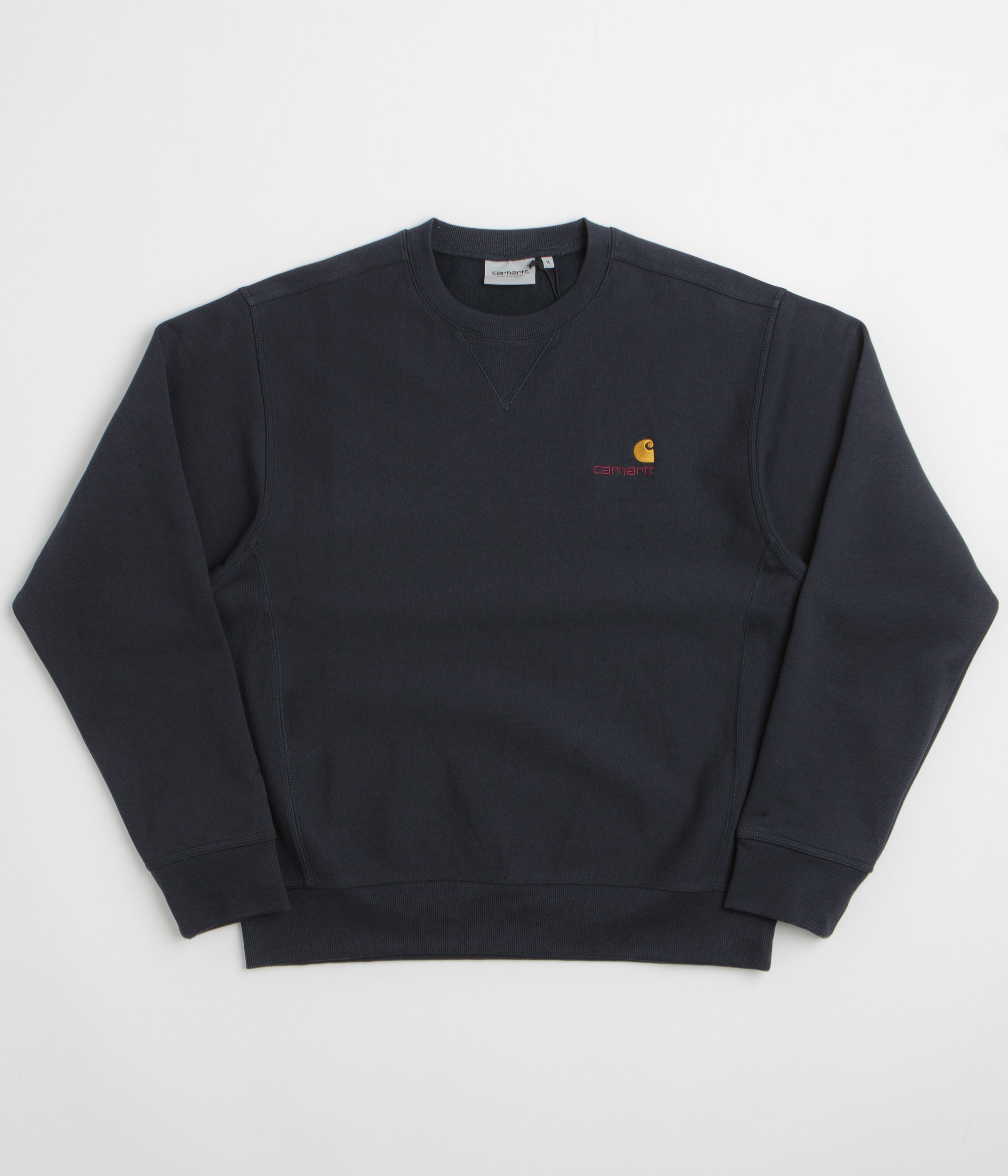 Carhartt American Script Crewneck Sweatshirt - Deep Night