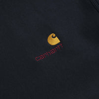 Carhartt American Script Crewneck Sweatshirt - Deep Night thumbnail