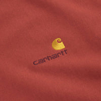 Carhartt American Script Crewneck Sweatshirt - Oxide Red thumbnail