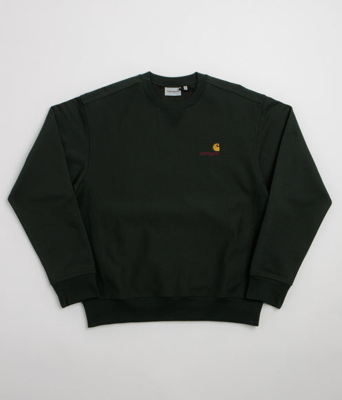 Carhartt American Script Crewneck Sweatshirt - Raven