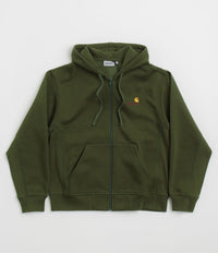 Carhartt American Script Hooded Jacket in Tarragon