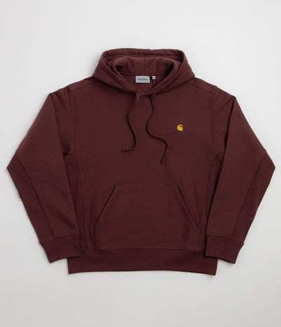 Carhartt American Script Hoodie in Amarone