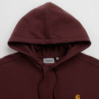 Carhartt American Script Hoodie in Amarone thumbnail