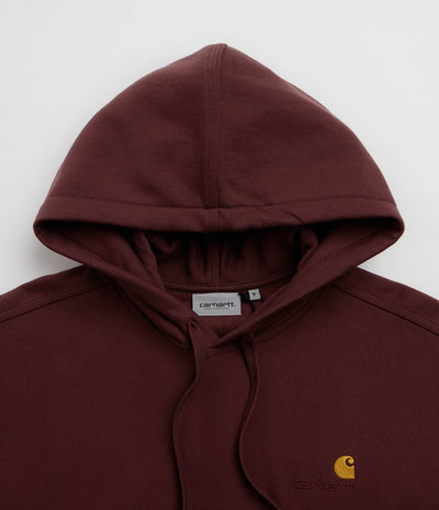 Carhartt American Script Hoodie in Amarone