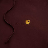 Carhartt American Script Hoodie in Amarone thumbnail