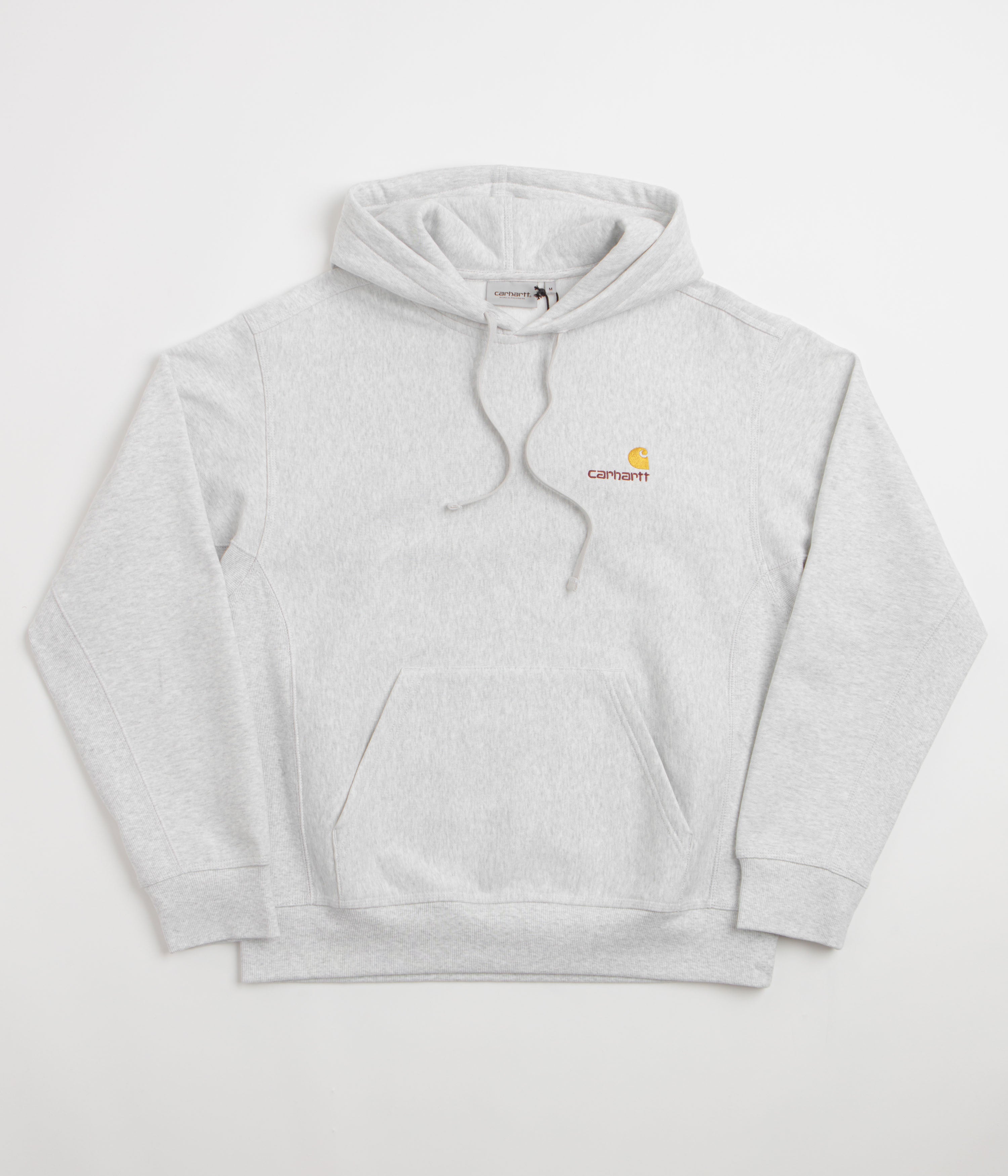 Carhartt American Script Hoodie in Ash Heather