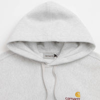 Carhartt American Script Hoodie in Ash Heather thumbnail