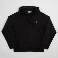 Carhartt American Script Hoodie - Black thumbnail