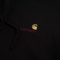 Carhartt American Script Hoodie - Black thumbnail