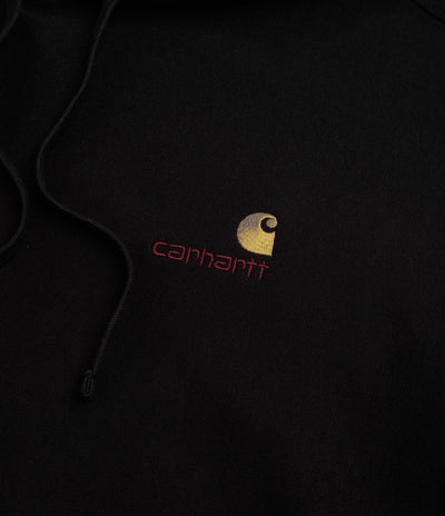Carhartt American Script Hoodie - Black