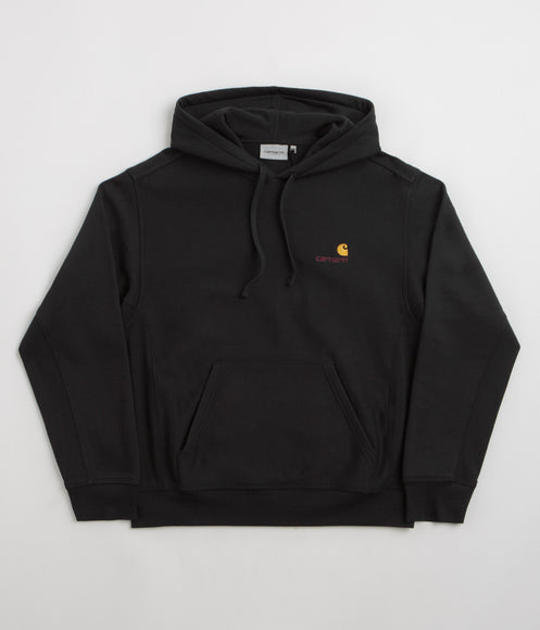 Carhartt American Script Hoodie - Black