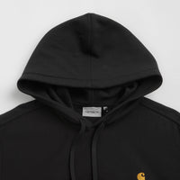 Carhartt American Script Hoodie in Black thumbnail