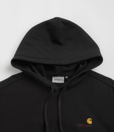 Carhartt American Script Hoodie in Black