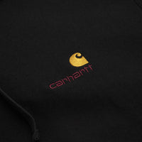 Carhartt American Script Hoodie in Black thumbnail