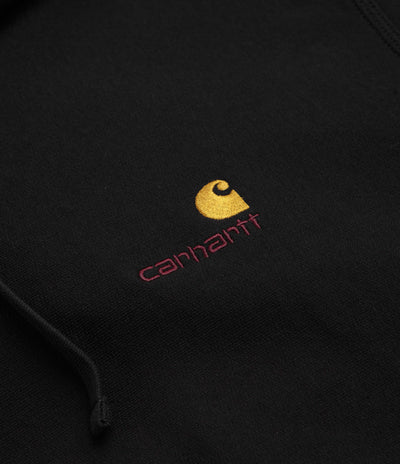 Carhartt American Script Hoodie in Black