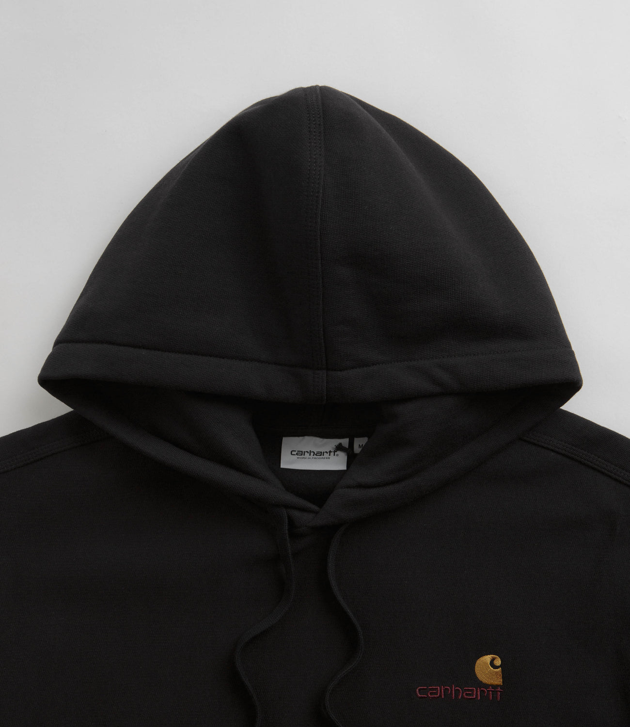 Carhartt American Script Hoodie - Black | Flatspot