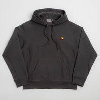 Carhartt American Script Hoodie in Graphite thumbnail