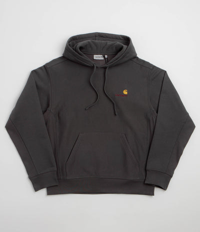 Carhartt American Script Hoodie in Graphite