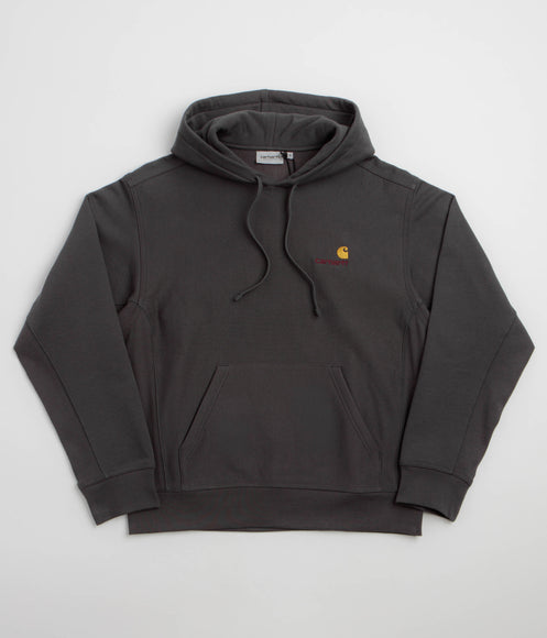 Carhartt American Script Hoodie - Graphite