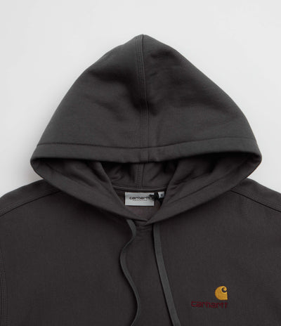 Carhartt American Script Hoodie in Graphite