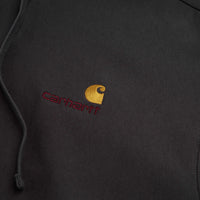 Carhartt American Script Hoodie in Graphite thumbnail