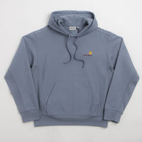 Carhartt American Script Hoodie - Shady Blue thumbnail