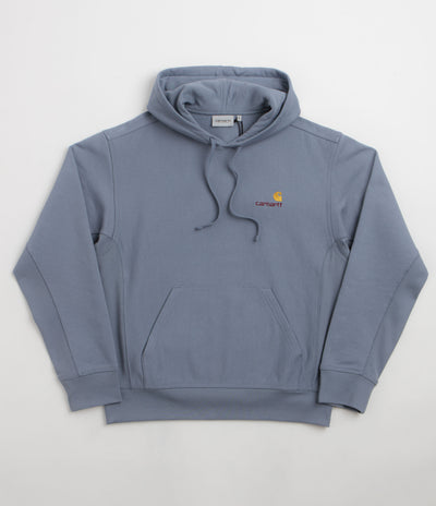 Carhartt American Script Hoodie - Shady Blue