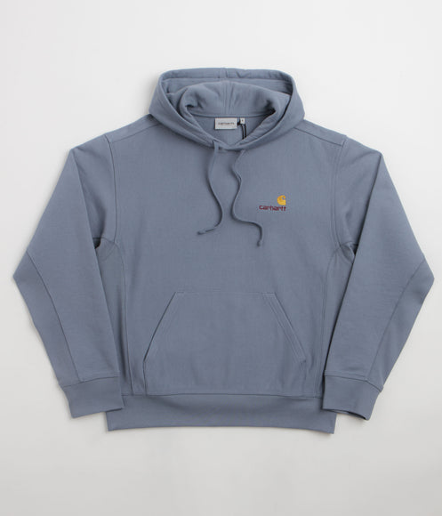 Carhartt American Script Hoodie - Shady Blue