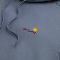 Carhartt American Script Hoodie - Shady Blue thumbnail