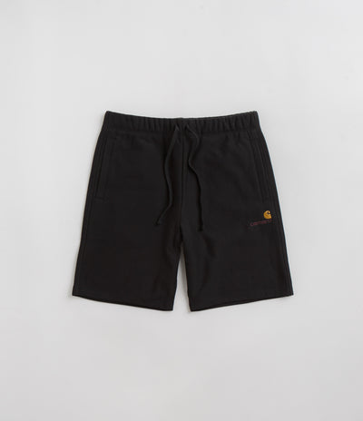 Carhartt American Script Sweat Shorts in Black