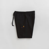 Carhartt American Script Sweat Shorts - Black thumbnail