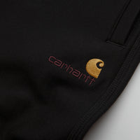 Carhartt American Script Sweat Shorts in Black thumbnail