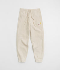 Carhartt American Script Sweatpants in Moonbeam