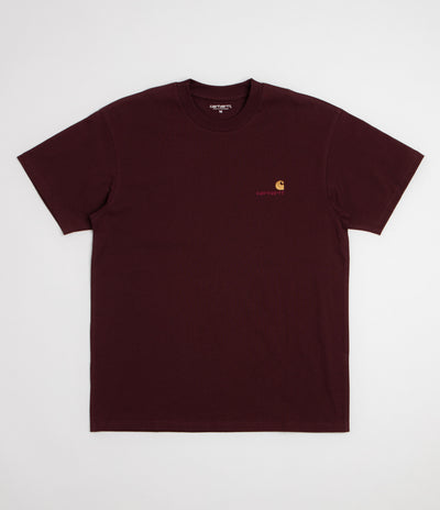 Carhartt American Script T-Shirt - Amarone
