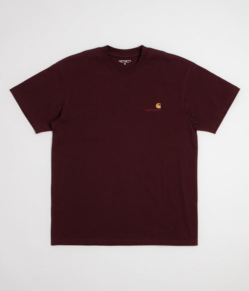 Carhartt American Script T-Shirt - Amarone