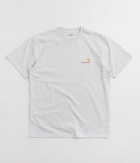 Carhartt American Script T-Shirt - Ash Heather