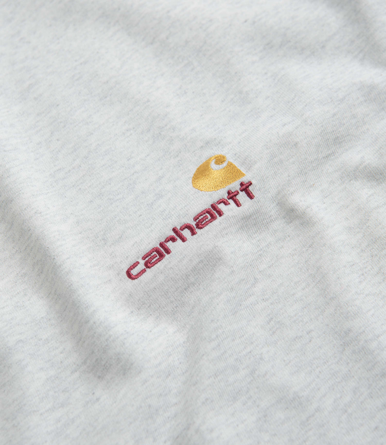 Carhartt American Script T-Shirt - Ash Heather | Flatspot