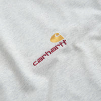 Carhartt American Script T-Shirt - Ash Heather thumbnail