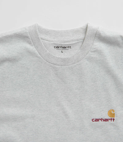 Carhartt American Script T-Shirt - Ash Heather