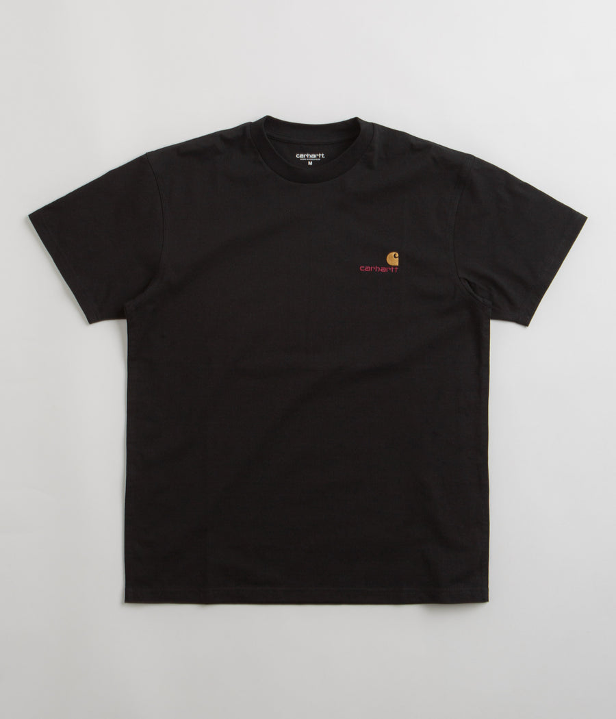 Carhartt American Script T-Shirt - Black