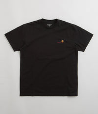 Carhartt American Script T-Shirt in Black