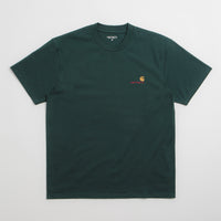 Carhartt American Script T-Shirt - Dark Fir thumbnail