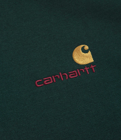 Carhartt American Script T-Shirt - Dark Fir